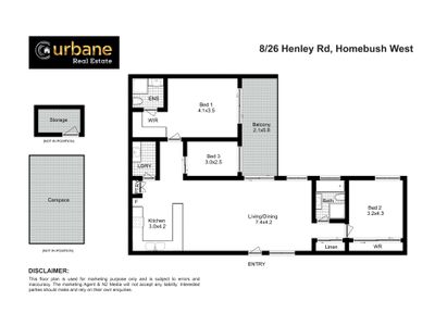 8 / 26 Henley Road, Homebush West