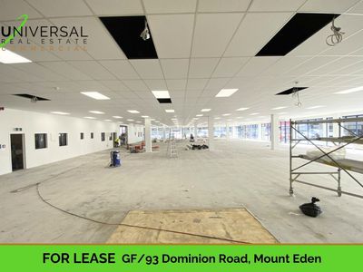 GF / 93 Dominion Road, Mount Eden