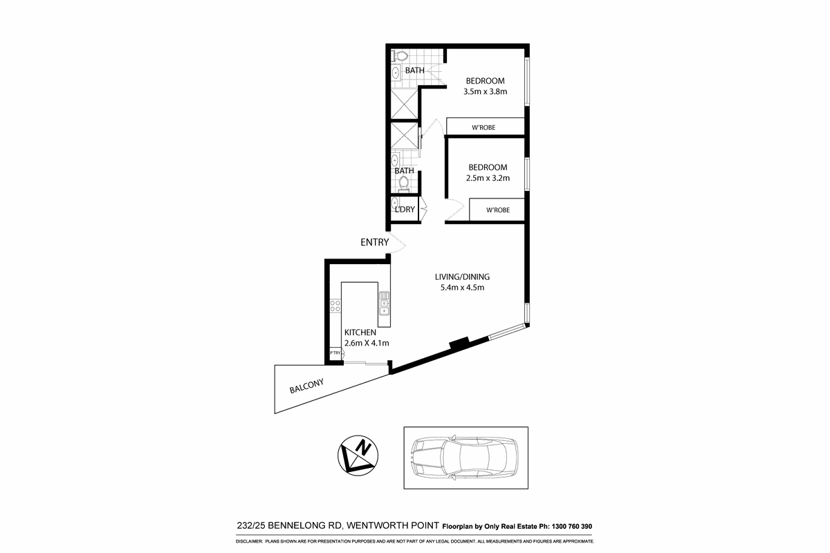 232 / 25 Bennelong Road, Wentworth Point