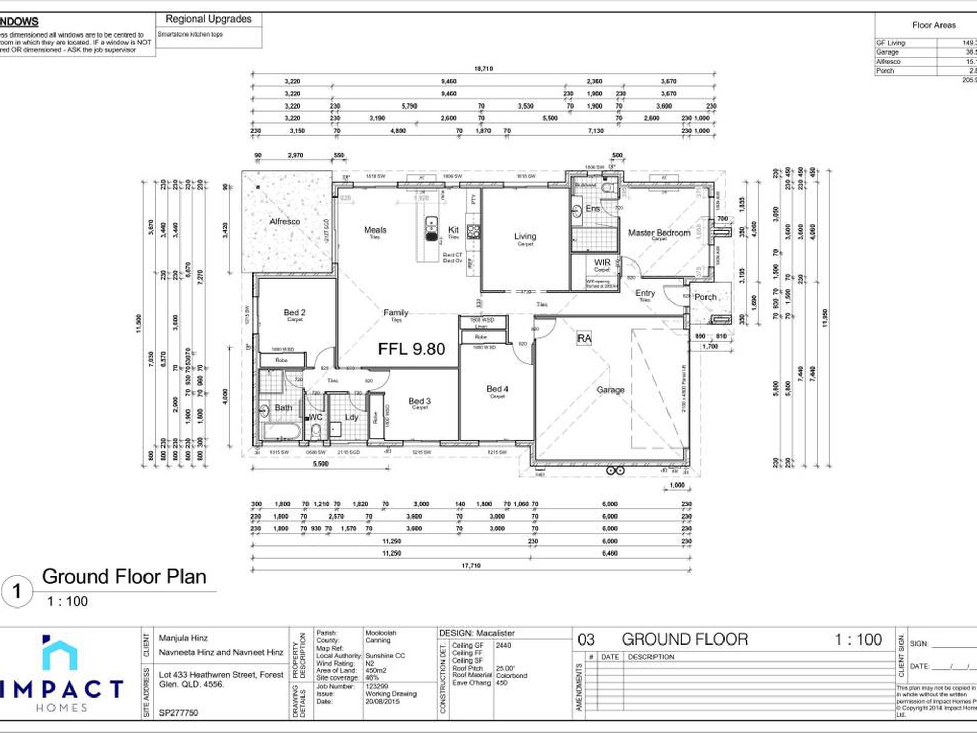 23 Heathwren Street, Forest Glen Floor Plan