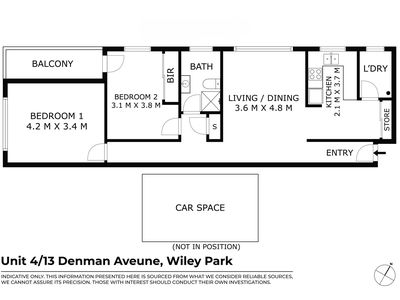 4 / 13 Denman Ave, Wiley Park