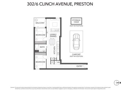 302A / 6 Clinch Avenue , Preston
