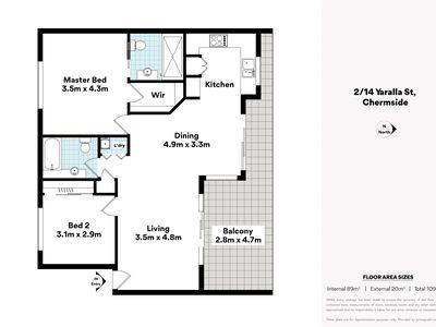 2 / 14 Yaralla Street, Chermside