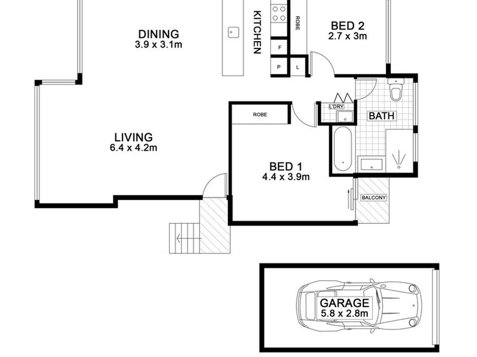 18 / 39 Cootamundra Drive, Mountain Creek Floor Plan
