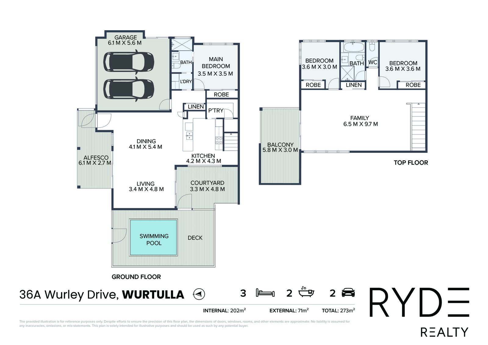 Floorplan, 1/36 Wurley Drive, Wurtulla