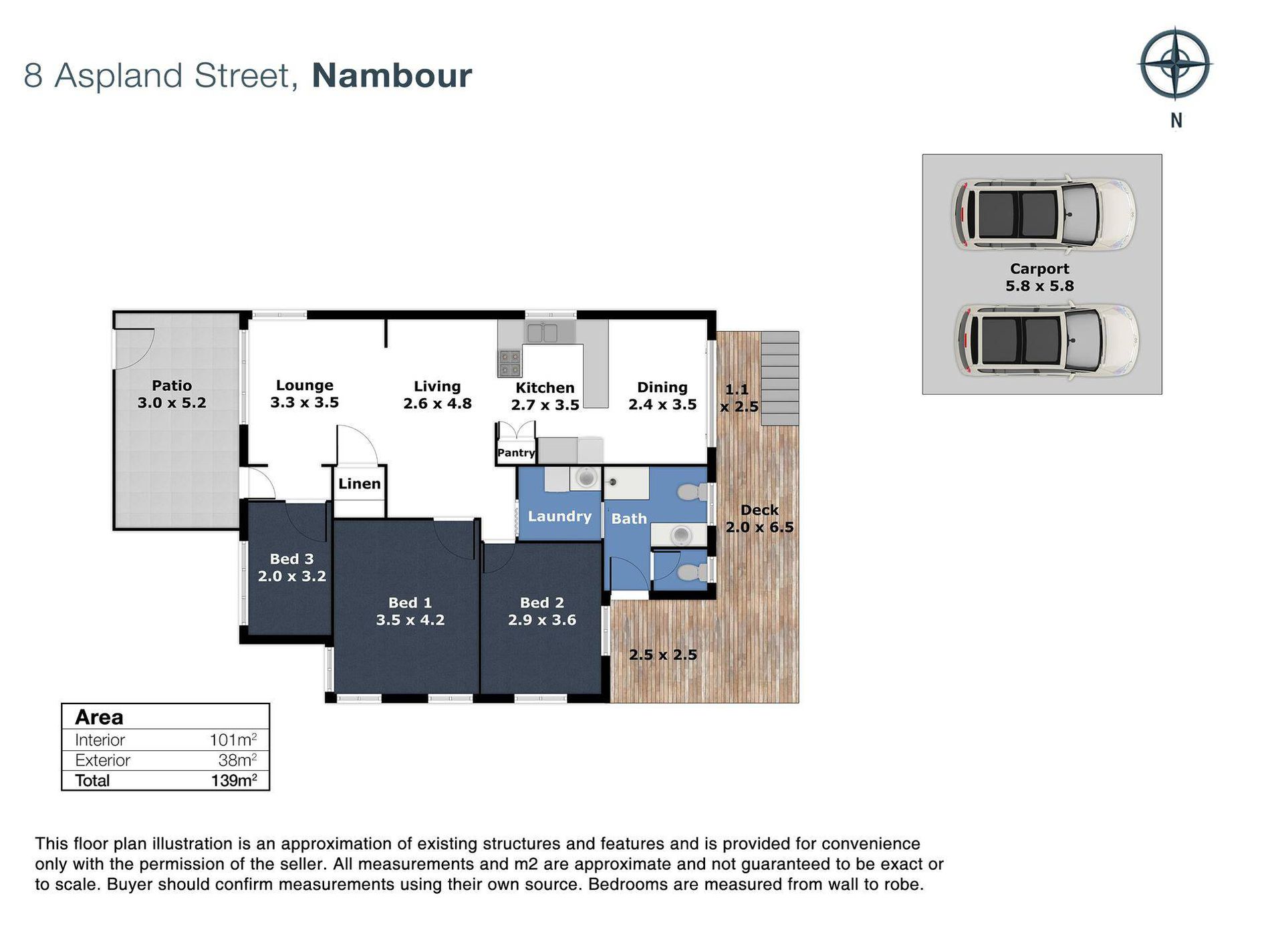 9 Aspland Street, Nambour Floor Plan