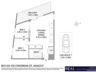 801 / 103-105 O'Riordan Street, Mascot