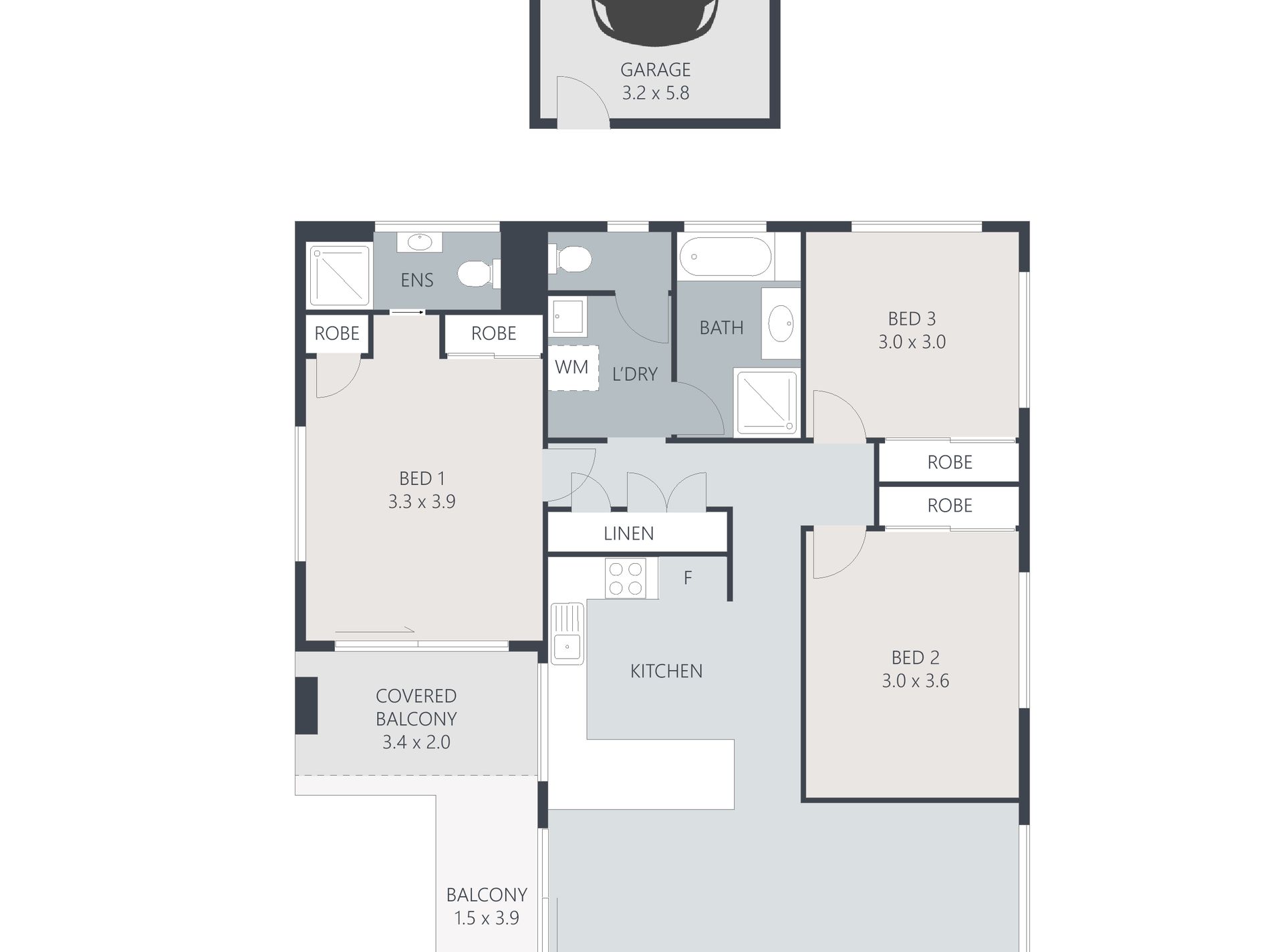 4 / 5 Quondong Street, Mooloolaba Floor Plan