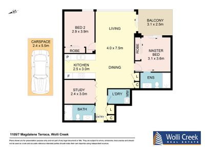 1105 / 7 Magdalene Terrace, Wolli Creek