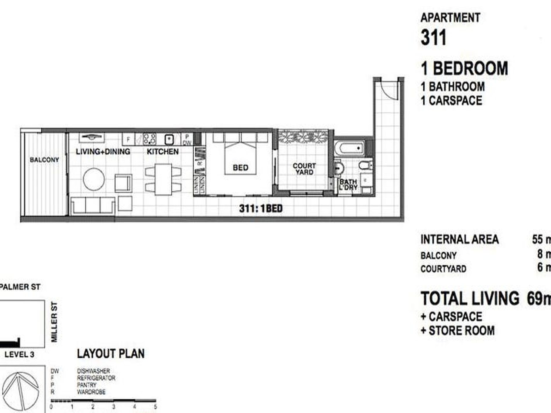 311 / 520 Cnr Miller Street & Palmer Street, Cammeray