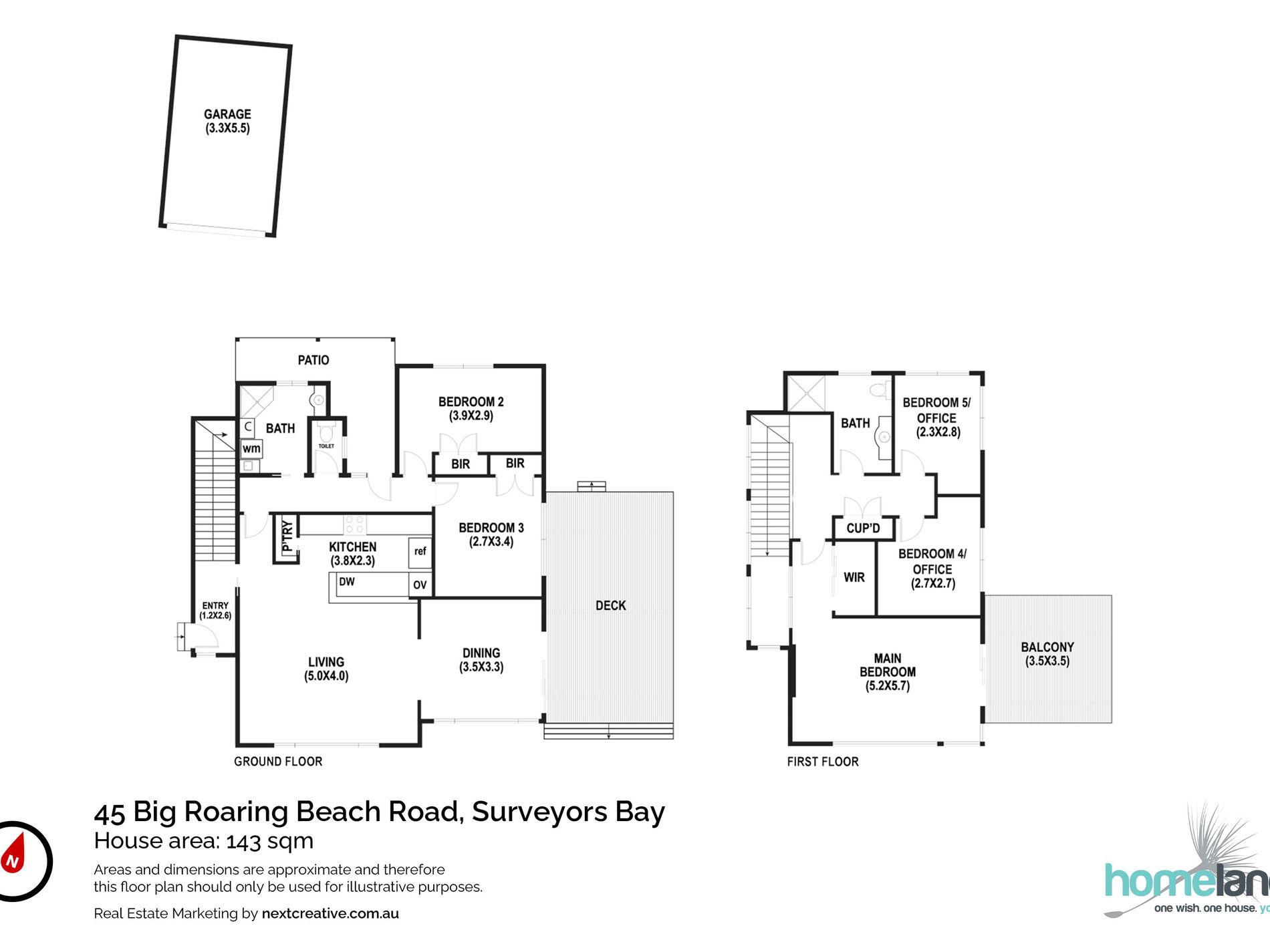 45 Big Roaring Beach Road, Surveyors Bay