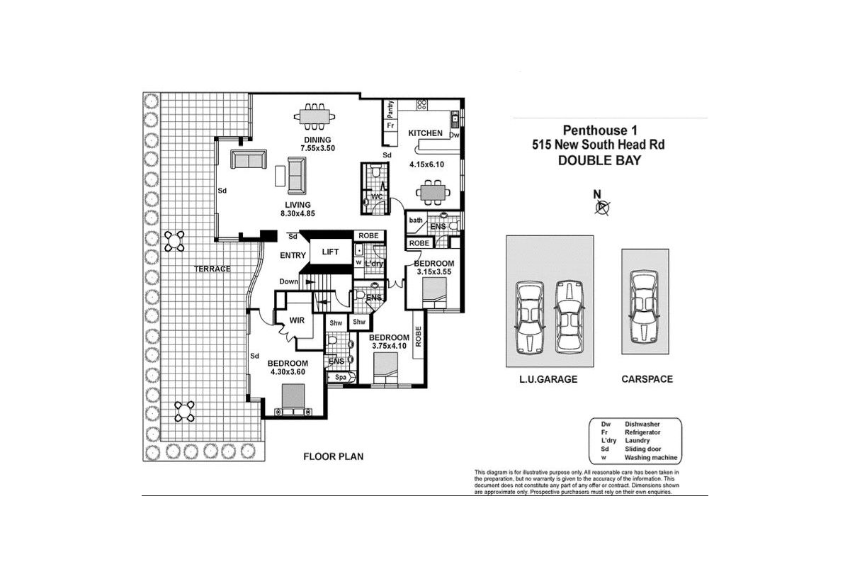 Penthouse 1 / 515 New South Head Road, Double Bay