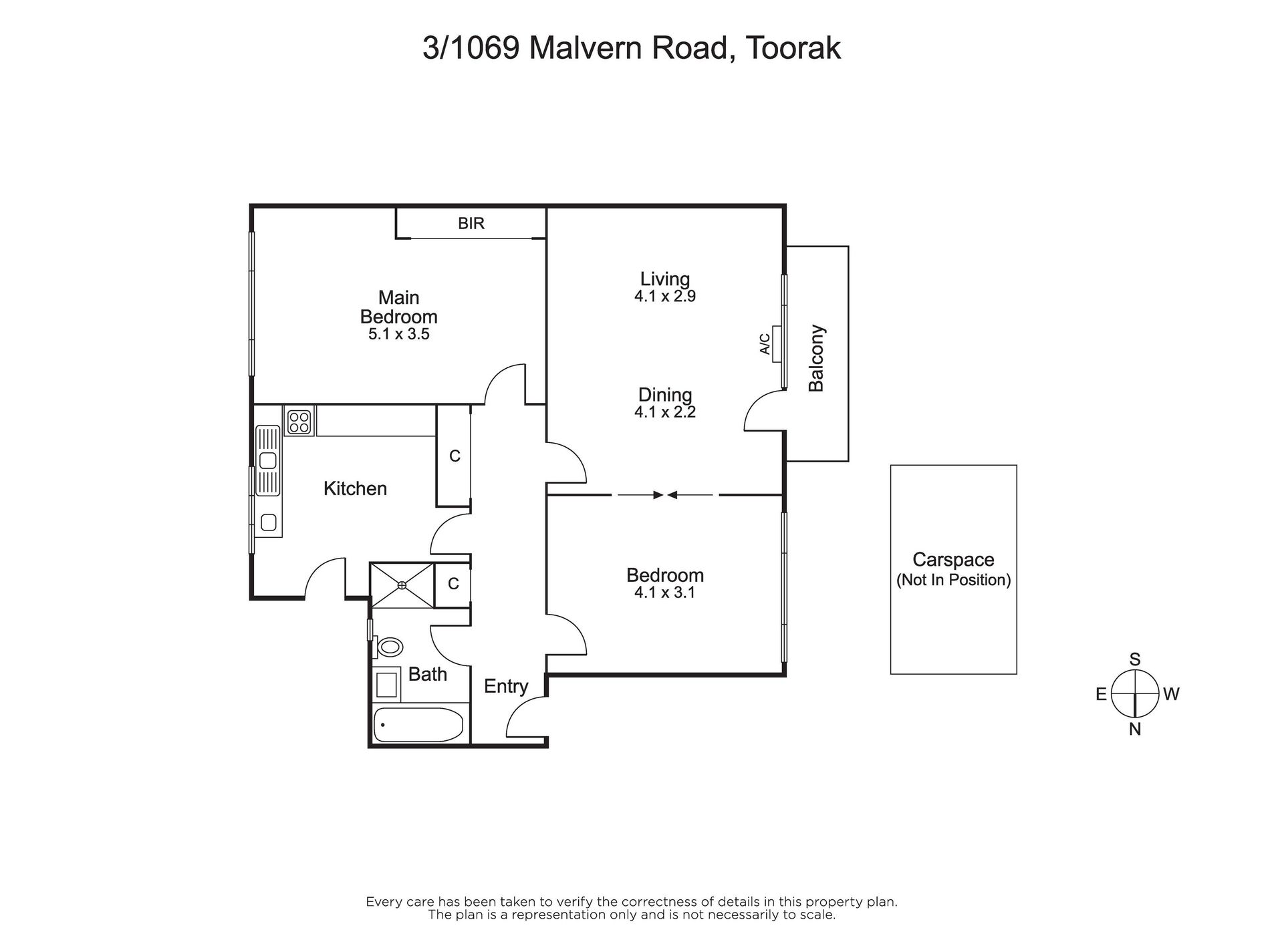 3 / 1069 Malvern road, Toorak