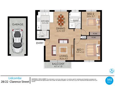 28 / 22 Clarence Street, Lidcombe