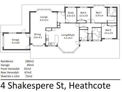 4 Shakespere Street, Heathcote
