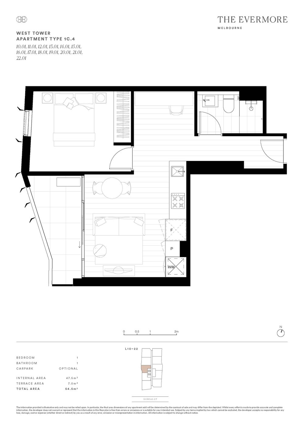 2001A / 58-66 Dorcas Street, Southbank