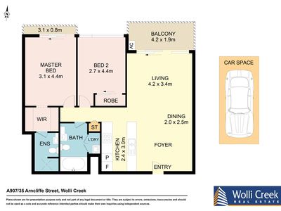 A907 / 35 Arncliffe Street , Wolli Creek