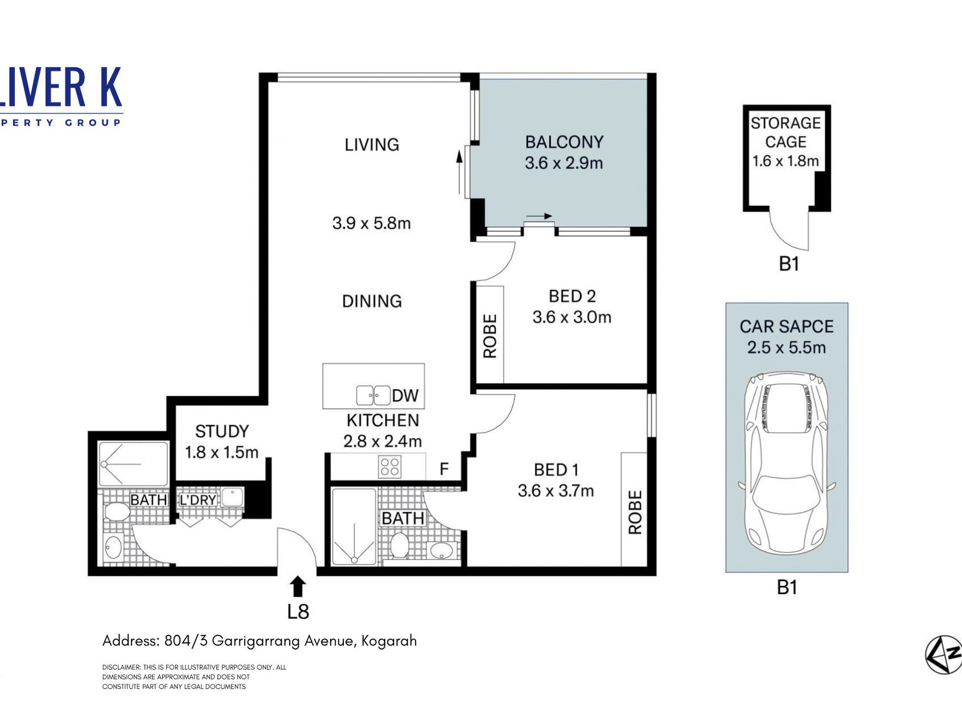 804 / 3 Garrigarrang Avenue, Kogarah