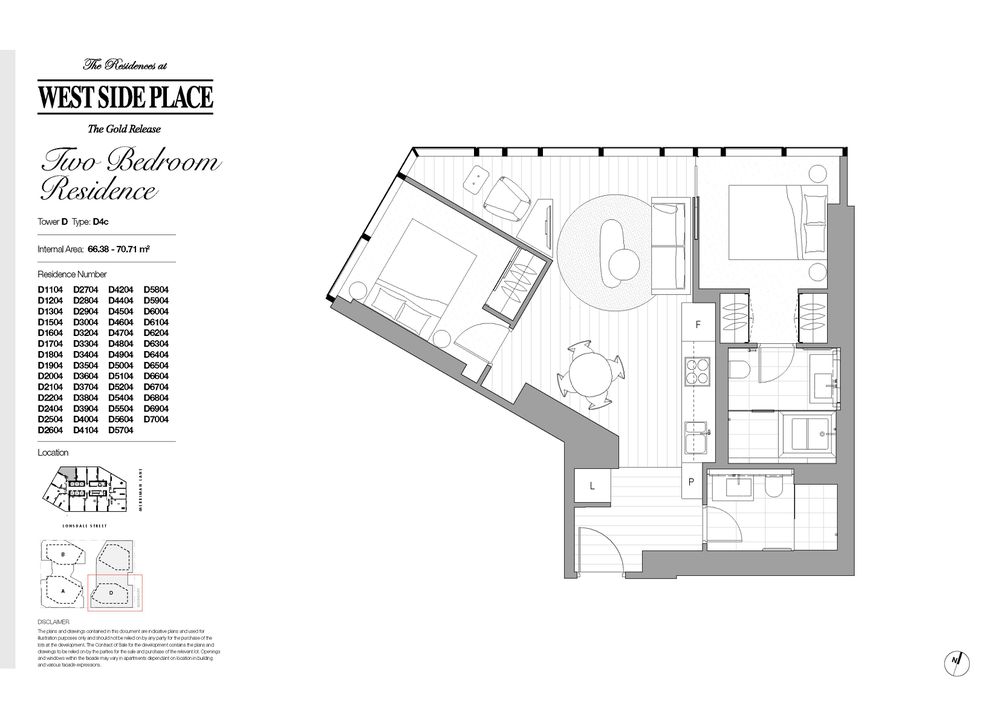 2204D / 250 Spencer Street, Melbourne