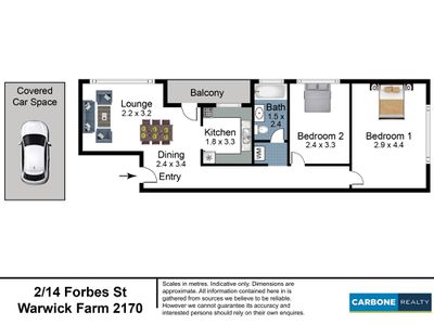 2 / 14 Forbes Street, Warwick Farm