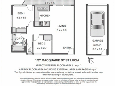 1 / 67 Macquarie Street, St Lucia