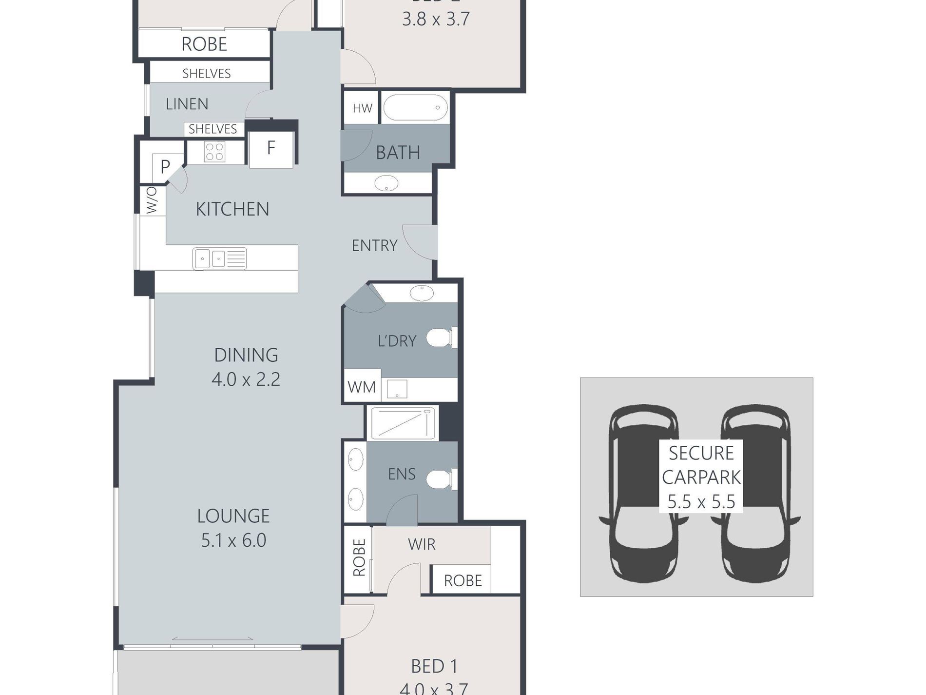30 / 21 Smith Street, Mooloolaba Floor Plan
