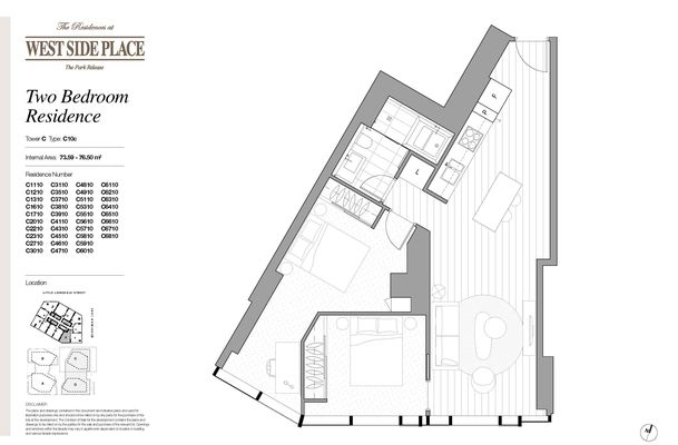 Tower C 2 Bed / 648 Lonsdale Street, Melbourne