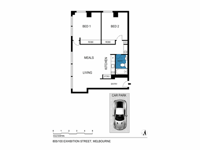 805/100 Exhibition Street, Melbourne