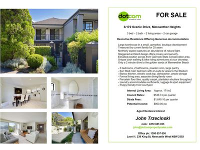 3 / 172 Scenic Drive, Merewether Heights