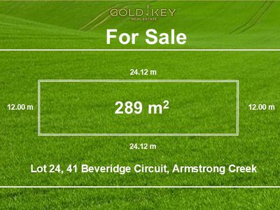 Lot 24, 41  Beveridge CIRCUIT , Armstrong Creek