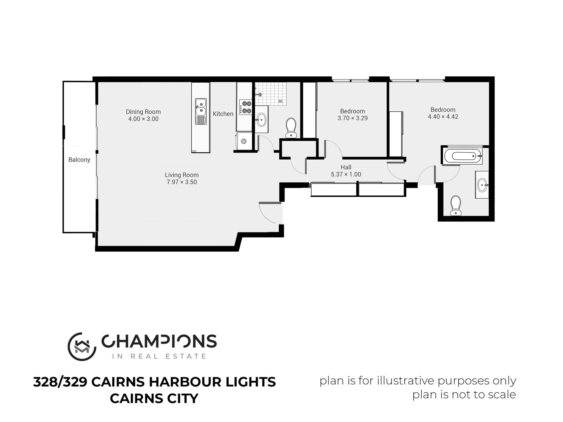 328 / 1 Marlin Parade, Cairns City