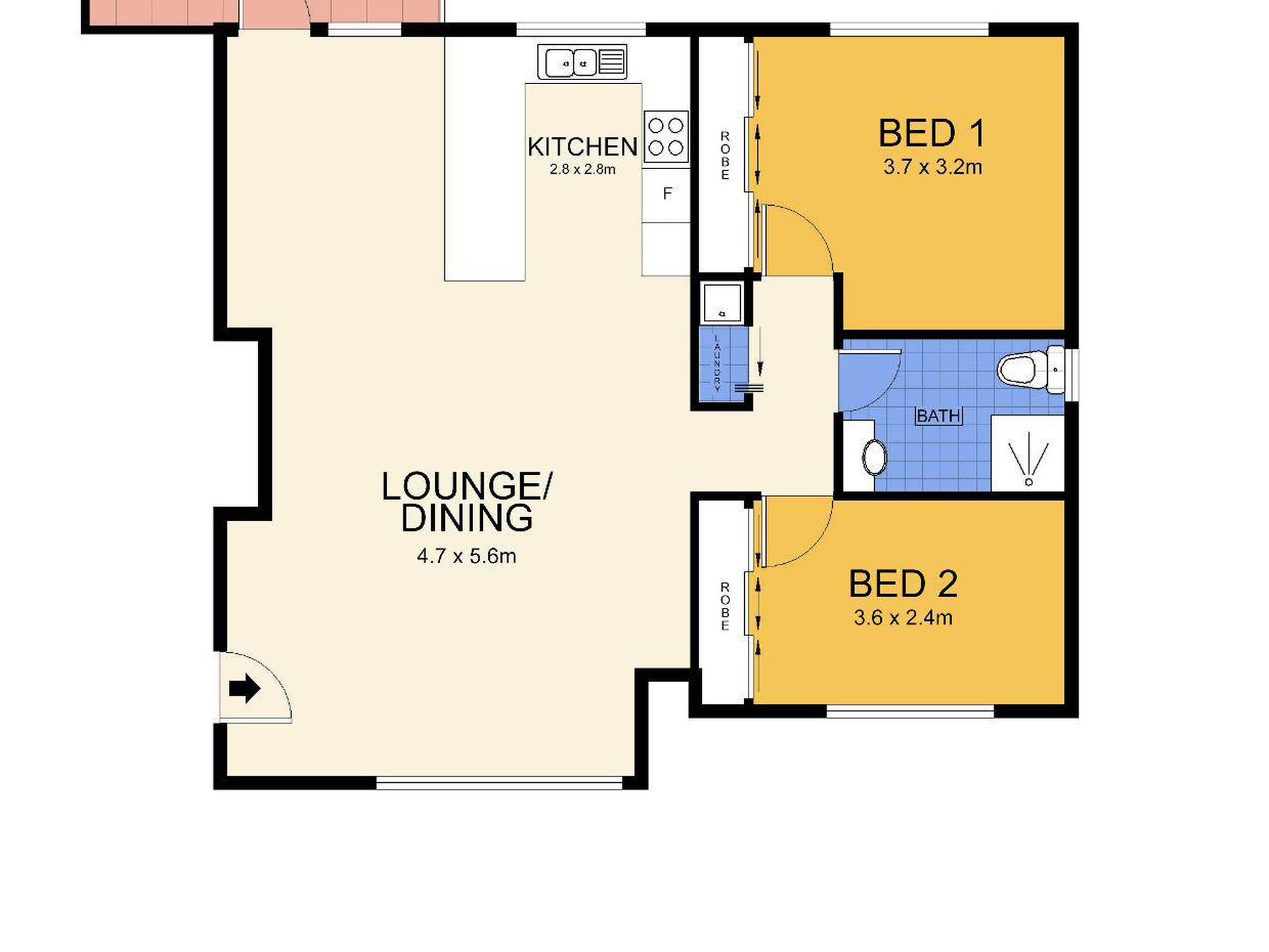 211 / 19 Arwen Street, Maroochydore Floor Plan