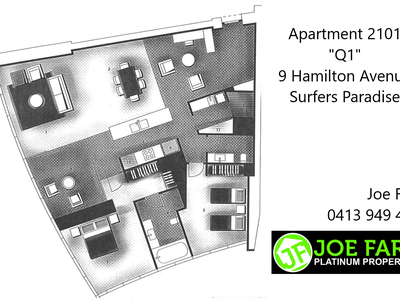 2101 / 9 Hamilton Avenue, Surfers Paradise