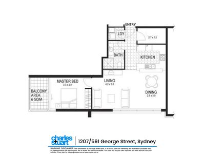 1207 / 591 George Street, Sydney