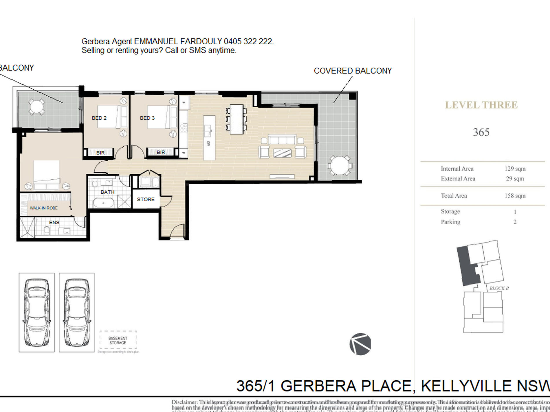 365 / 1 Gerbera Pl, Kellyville