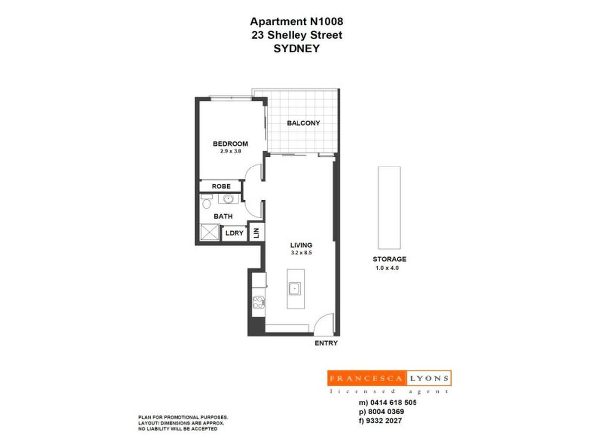 N1008 / 23 Shelley St, Sydney