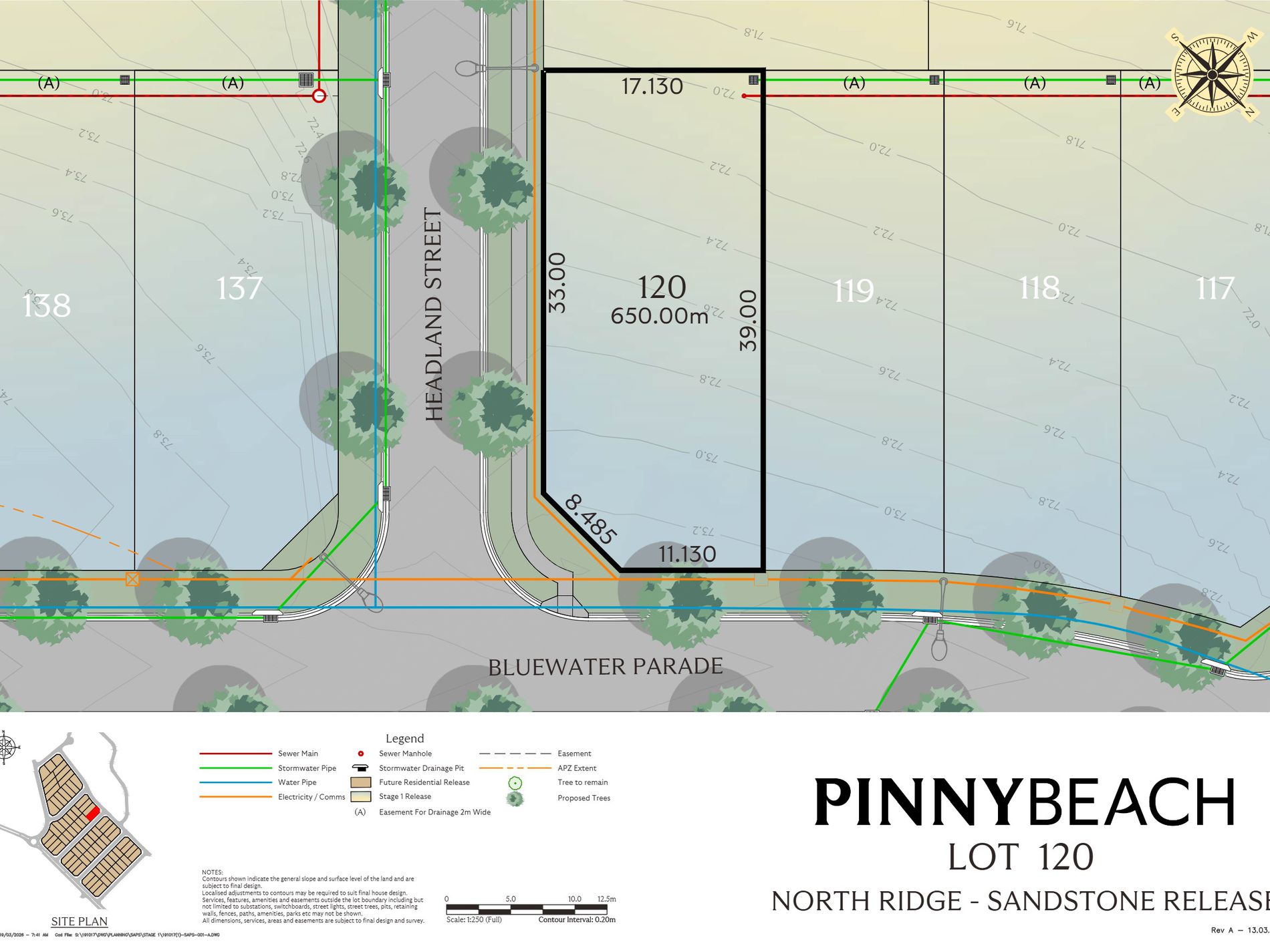 Lot 120, Headland Street, Pinny Beach