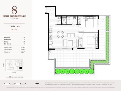 402a / 6 Clinch Avenue, Preston