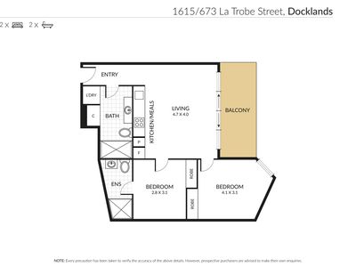 1615 / 673 Latrobe Street, Docklands