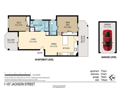 1 / 107 Jackson Street, Hamilton