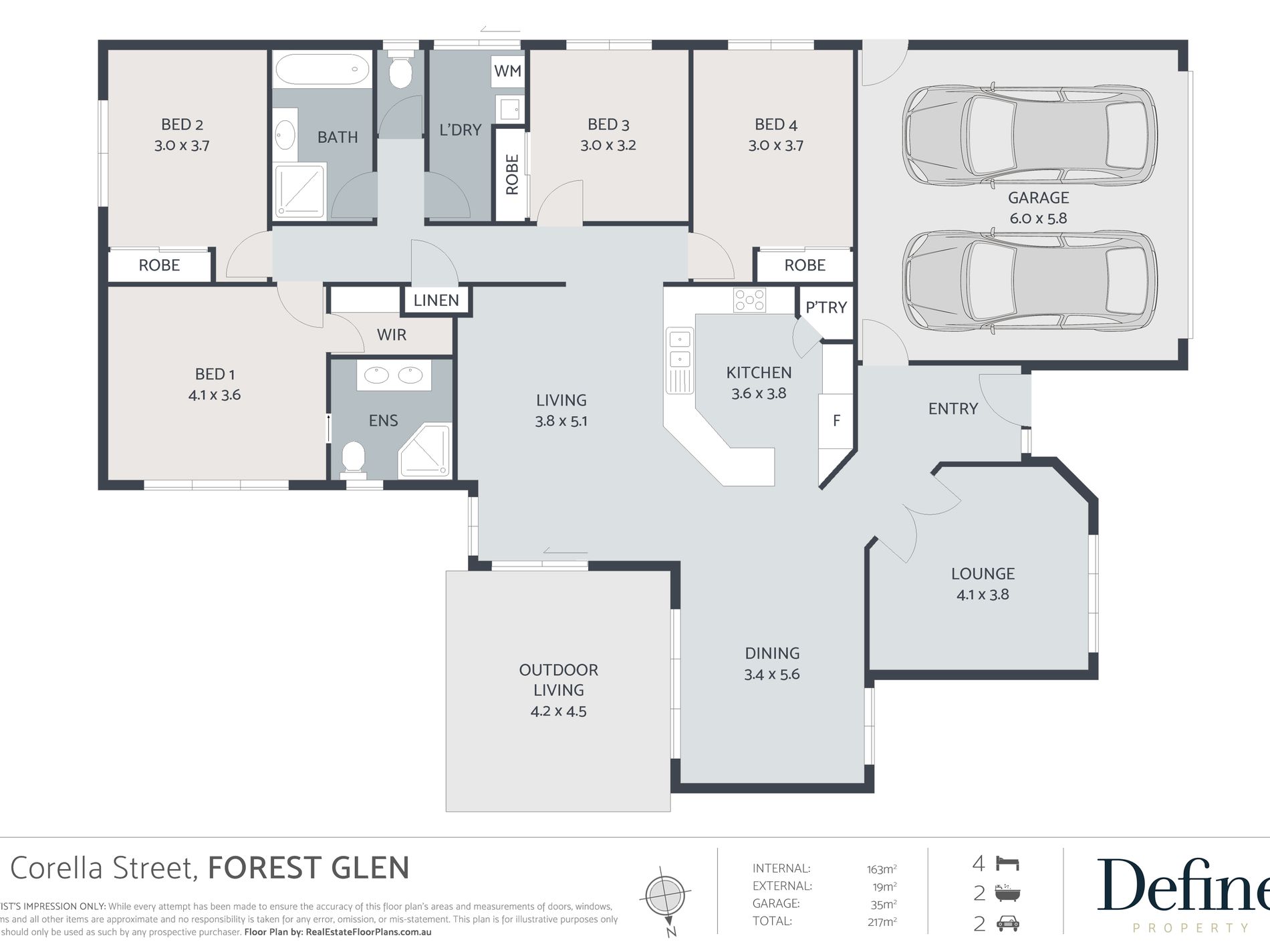 5 Corella Street, Forest Glen Floor Plan