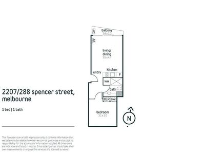 2207 / 288 Spencer Street, Melbourne