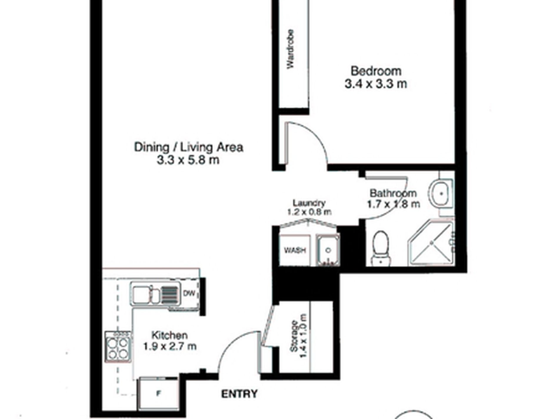 2704 / 1 Hosking Place, Sydney
