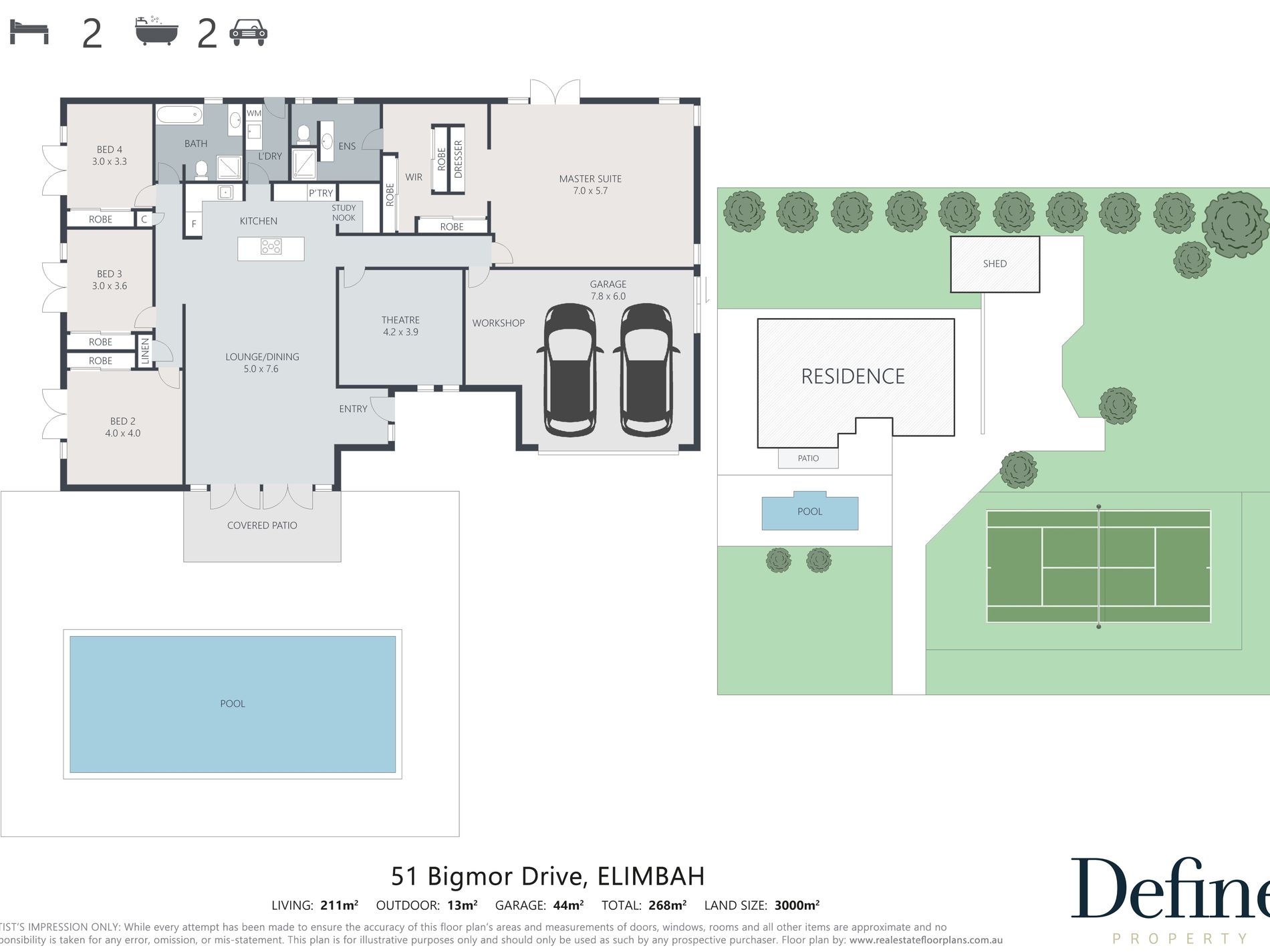 2 Keith Street, Elimbah Floor Plan