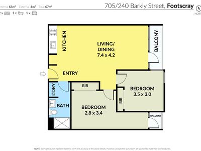705 / 240 Barkly Street, Footscray