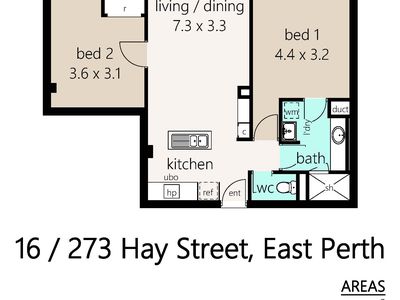 16 / 273 Hay Street, East Perth