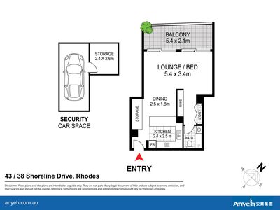 43 / 38 Shoreline Drive, Rhodes
