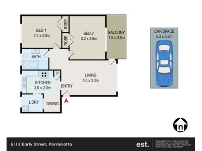 6 / 12 Early Street, Parramatta