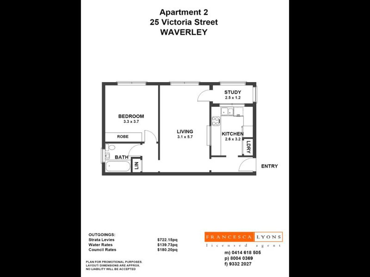 2 / 25 Victoria St, Waverley