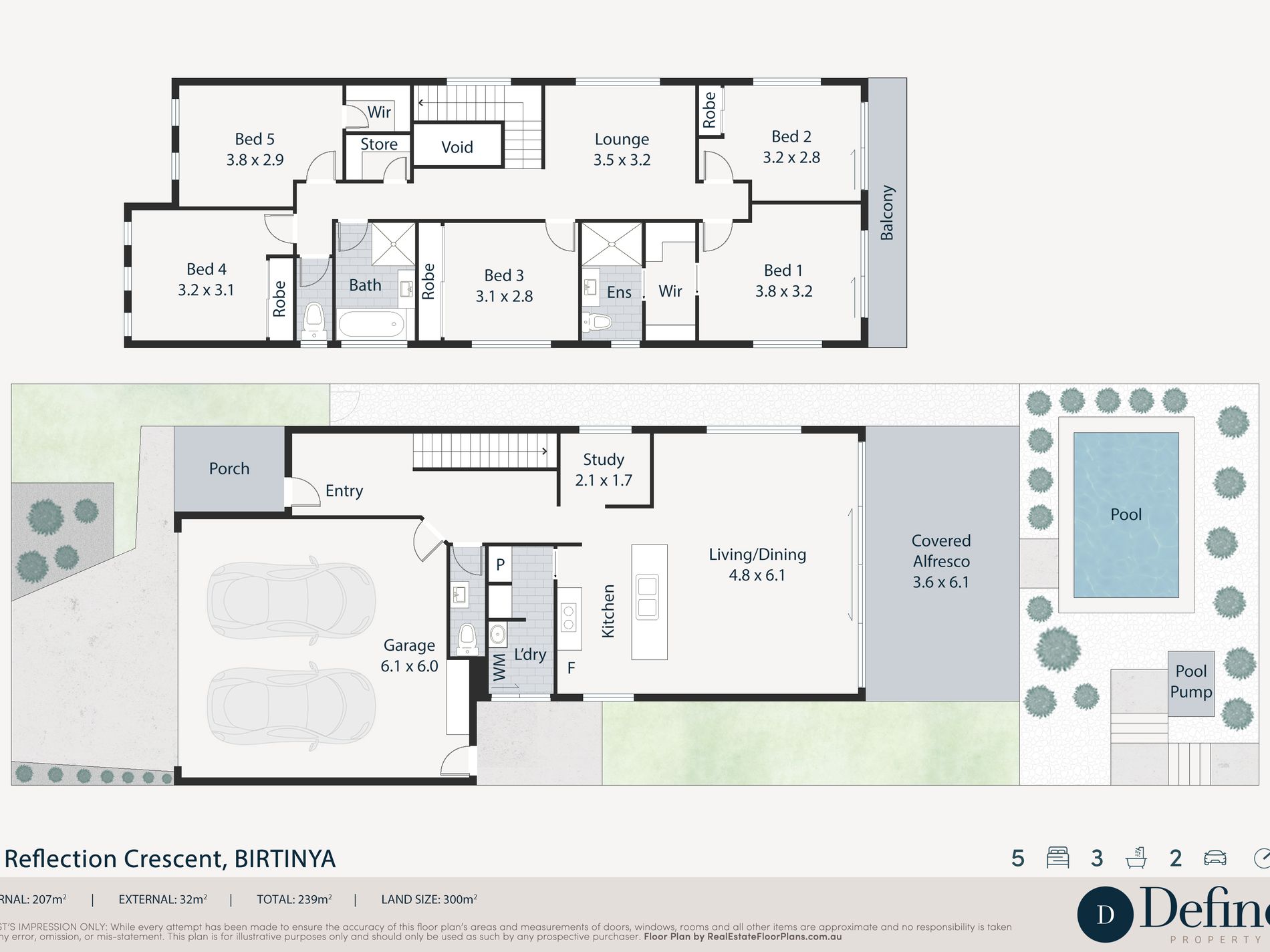 64 Reflection Crescent, Birtinya Floor Plan